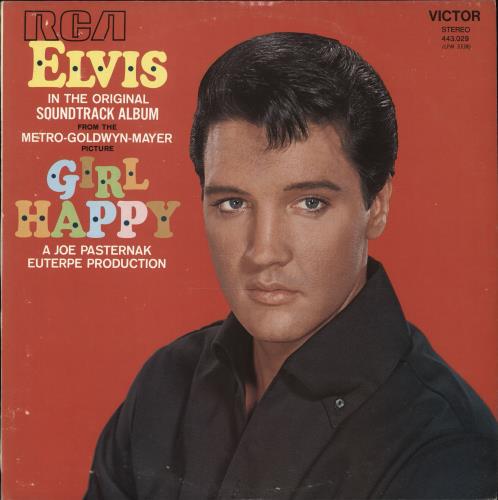 Elvis Presley Girl Happy vinyl LP album (LP record) French ELVLPGI714128