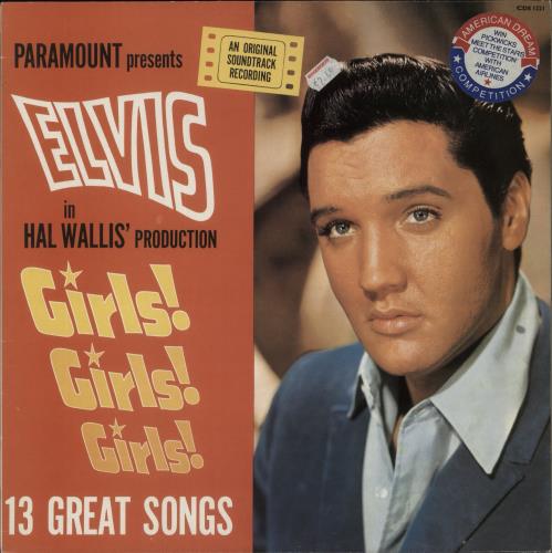 Elvis Presley Girls! Girls! Girls! - Hype Stickered Sleeve vinyl LP album (LP record) UK ELVLPGI863670