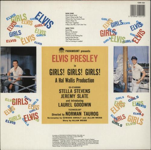 Elvis Presley Girls! Girls! Girls! - Hype Stickered Sleeve vinyl LP album (LP record) UK ELVLPGI863670
