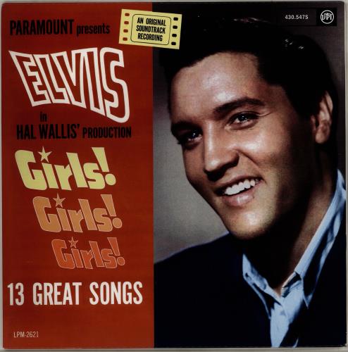 Elvis Presley Girls! Girls! Girls! - RSD18 - Red Vinyl vinyl LP album (LP record) UK ELVLPGI764898