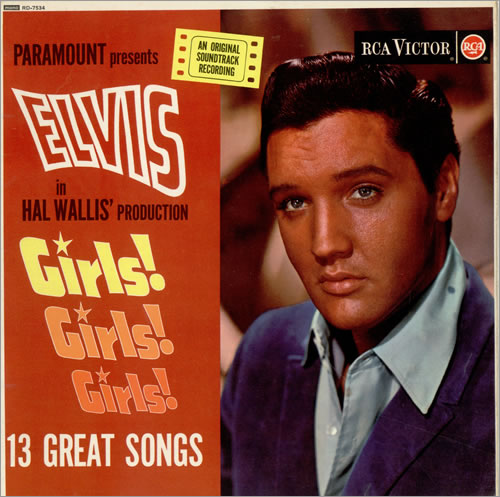 Elvis Presley Girls! Girls! Girls! - Silver Spot vinyl LP album (LP record) UK ELVLPGI119122