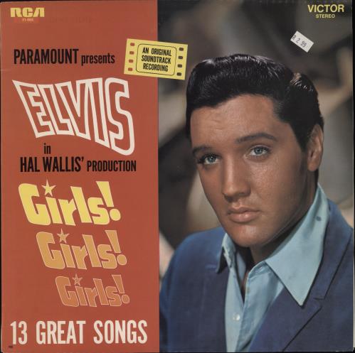 Elvis Presley Girls! Girls! Girls! vinyl LP album (LP record) South African ELVLPGI776412