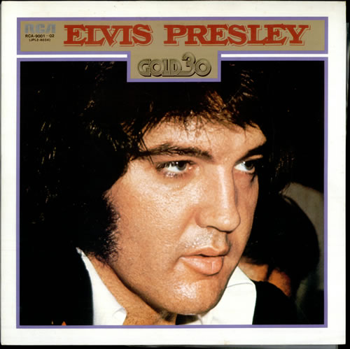Elvis Presley Gold 30 2-LP vinyl record set (Double LP Album) Japanese ELV2LGO502403