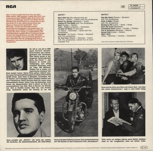 Elvis Presley Golden Boy Elvis vinyl LP album (LP record) German ELVLPGO210069