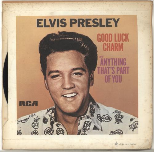 Elvis Presley Good Luck Charm - EX 7" vinyl single (7 inch record / 45) UK ELV07GO703543