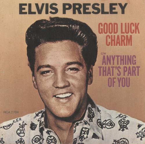 Elvis Presley Good Luck Charm - Wide 7" vinyl single (7 inch record / 45) Canadian ELV07GO863053