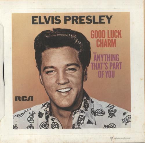 Elvis Presley Good Luck Charm - Wide 7" vinyl single (7 inch record / 45) Canadian ELV07GO863053