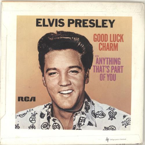 Elvis Presley Good Luck Charm 7" vinyl single (7 inch record / 45) UK ELV07GO372351