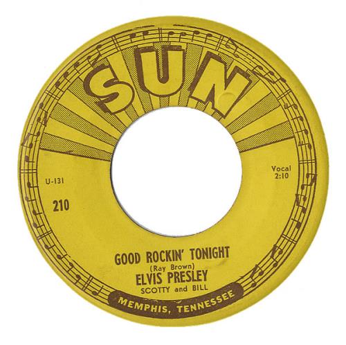 Elvis Presley Good Rockin' Tonight 7" vinyl single (7 inch record / 45) US ELV07GO487594