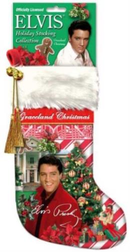 Elvis Presley Graceland Christmas - Holiday Stocking memorabilia US ELVMMGR332745