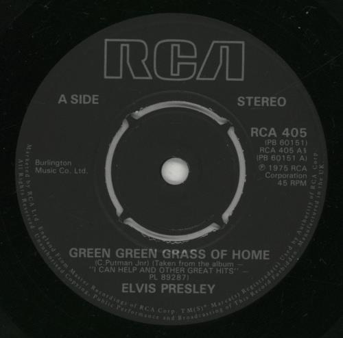 Elvis Presley Green Green Grass - Poster Sleeve 7" vinyl single (7 inch record / 45) UK ELV07GR43075