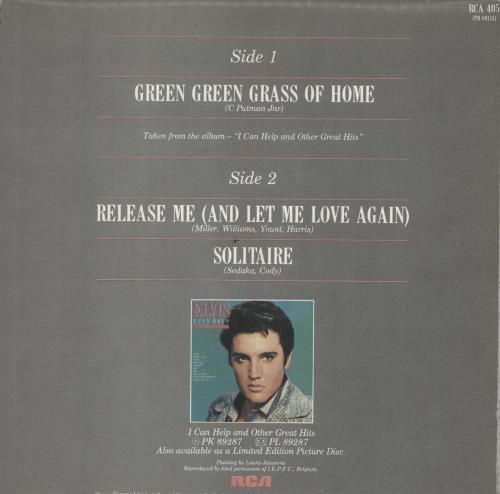 Elvis Presley Green Green Grass - Poster Sleeve 7" vinyl single (7 inch record / 45) UK ELV07GR43075