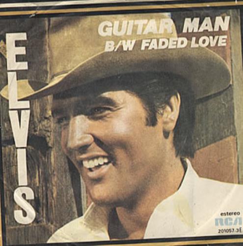 Elvis Presley Guitar Man 7" vinyl single (7 inch record / 45) Ecuador ELV07GU307951