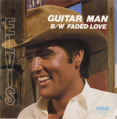 Elvis Presley Guitar Man 7" vinyl single (7 inch record / 45) Dutch ELV07GU574914