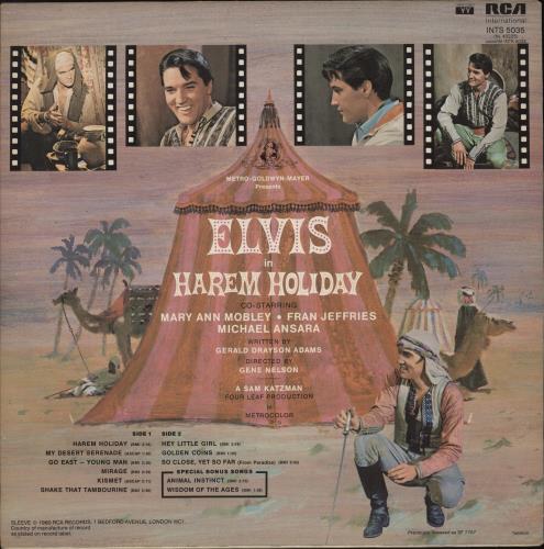 Elvis Presley Harem Holiday vinyl LP album (LP record) UK ELVLPHA369441