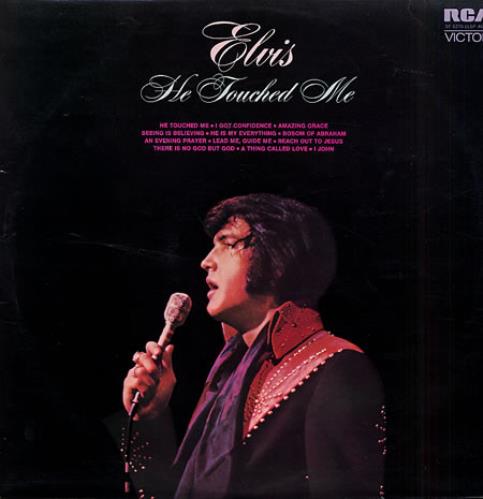 Elvis Presley He Touched Me vinyl LP album (LP record) UK ELVLPHE133203