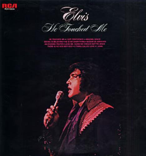Elvis Presley He Touched Me vinyl LP album (LP record) Japanese ELVLPHE258159