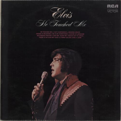 Elvis Presley He Touched Me vinyl LP album (LP record) Canadian ELVLPHE678632