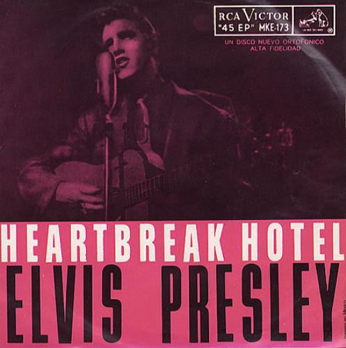 Elvis Presley Heartbreak Hotel 7" vinyl single (7 inch record / 45) Mexican ELV07HE364798