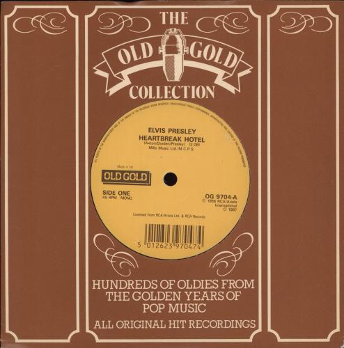 Elvis Presley Heartbreak Hotel 7" vinyl single (7 inch record / 45) UK ELV07HE713316