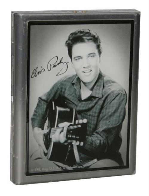 Elvis Presley Hinged Metal Storage Box memorabilia UK ELVMMHI467264