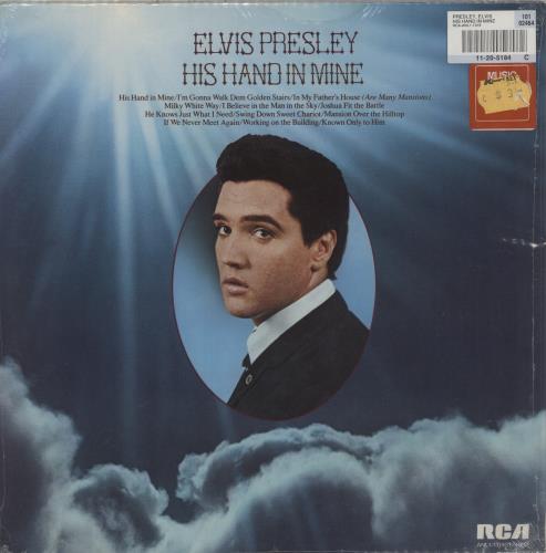 Elvis Presley His Hand In Mine vinyl LP album (LP record) US ELVLPHI294247