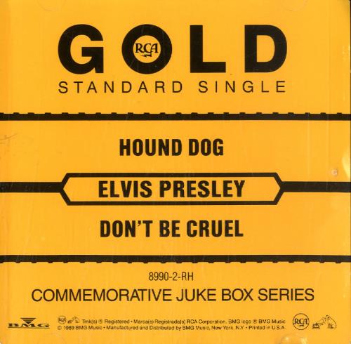 Elvis Presley Hound Dog CD single (CD5 / 5") US ELVC5HO102102