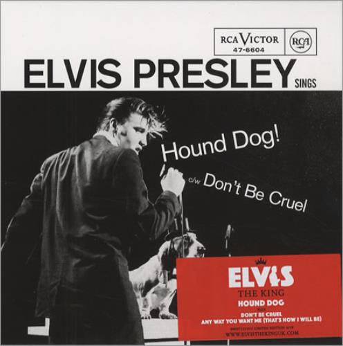 Elvis Presley Hound Dog CD single (CD5 / 5") UK ELVC5HO410756
