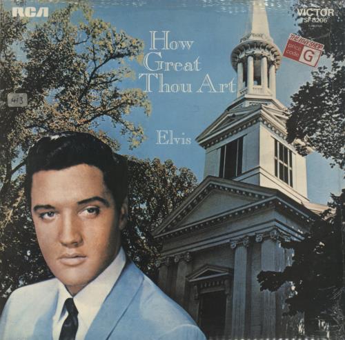 Elvis Presley How Great Thou Art - laminated - Shrink vinyl LP album (LP record) UK ELVLPHO875457