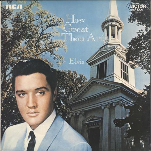 Elvis Presley How Great Thou Art - matte p/s vinyl LP album (LP record) UK ELVLPHO715213