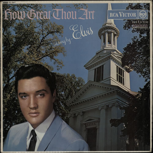 Elvis Presley How Great Thou Art - Red Spot - VG vinyl LP album (LP record) UK ELVLPHO580192