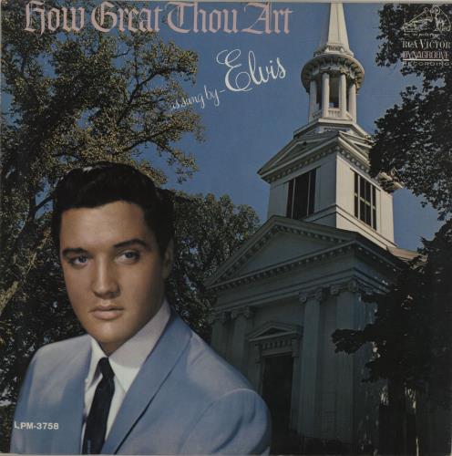 Elvis Presley How Great Thou Art vinyl LP album (LP record) US ELVLPHO209553