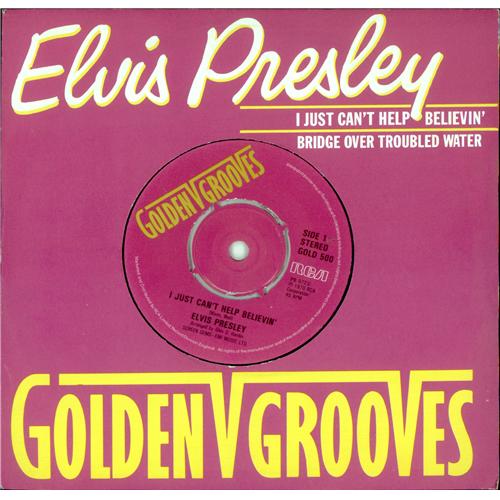 Elvis Presley I Just Can't Help Believin' - title sleeve 7" vinyl single (7 inch record / 45) UK ELV07IJ414499