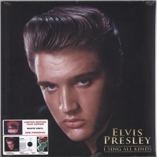 Elvis Presley I Sing All Kinds - White Vinyl vinyl LP album (LP record) UK ELVLPIS730506