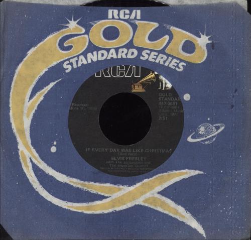 Elvis Presley If Every Day Was Like Christmas 7" vinyl single (7 inch record / 45) US ELV07IF748774