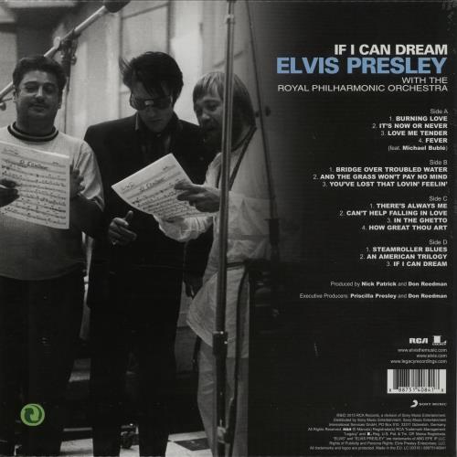 Elvis Presley If I Can Dream - 180gm Vinyl - Sealed 2-LP vinyl record set (Double LP Album) UK ELV2LIF646392