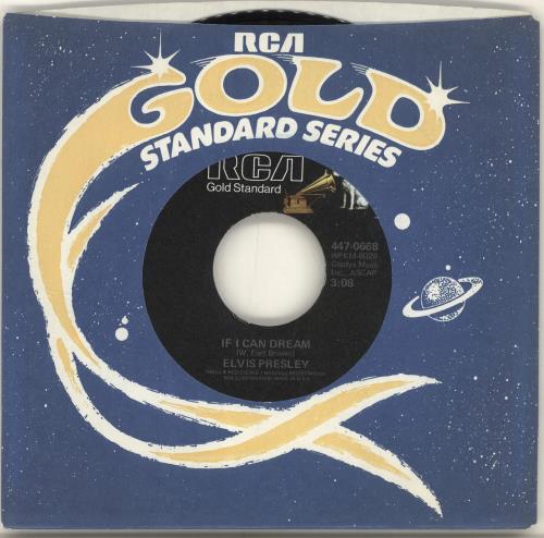 Elvis Presley If I Can Dream 7" vinyl single (7 inch record / 45) US ELV07IF698456