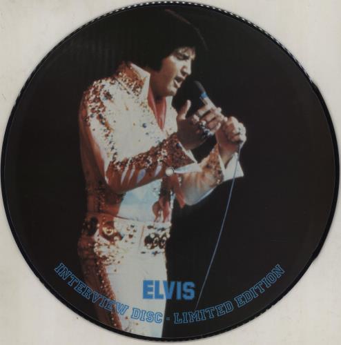 Elvis Presley Interview Disc picture disc LP (vinyl picture disc album) UK ELVPDIN758526