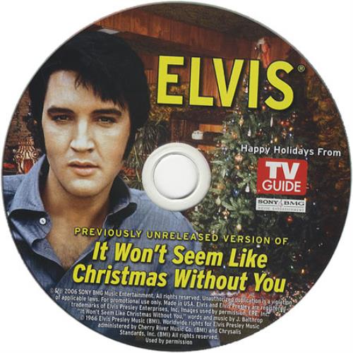 Elvis Presley It Won't Seem Like Christmas Without You CD single (CD5 / 5") US ELVC5IT408506
