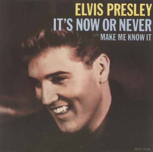 Elvis Presley It's Now Or Never - Wide 7" vinyl single (7 inch record / 45) Canadian ELV07IT863044