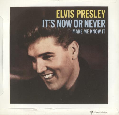 Elvis Presley It's Now Or Never - Wide 7" vinyl single (7 inch record / 45) Canadian ELV07IT863044