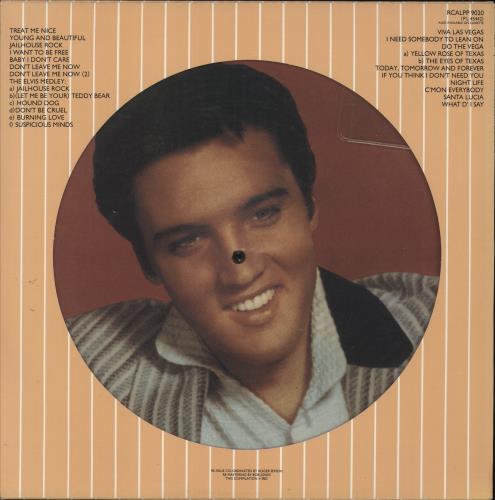 Elvis Presley Jailhouse Rock/ Love In Las Vegas picture disc LP (vinyl picture disc album) UK ELVPDJA64719