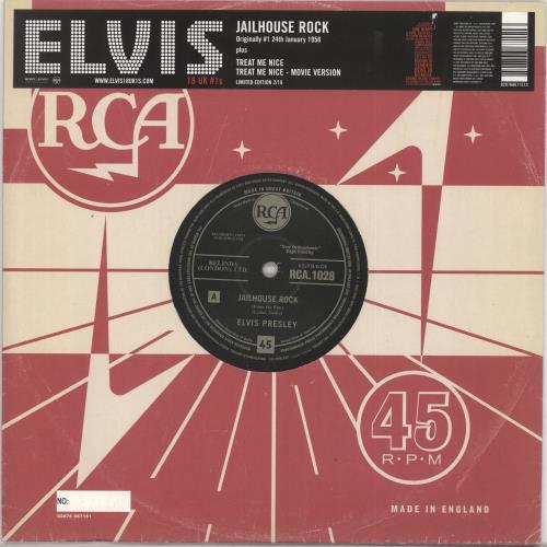 Elvis Presley Jailhouse Rock 10" vinyl single (10 inch record) UK ELV10JA730369