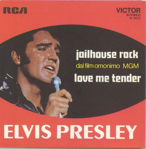 Elvis Presley Jailhouse Rock 7" vinyl single (7 inch record / 45) Italian ELV07JA778096