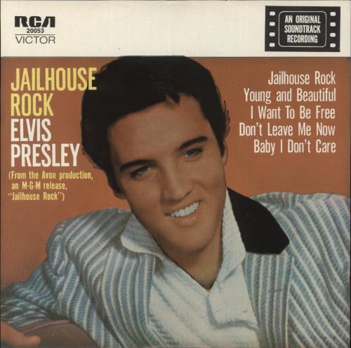 Elvis Presley Jailhouse Rock 7" vinyl single (7 inch record / 45) Australian ELV07JA887446