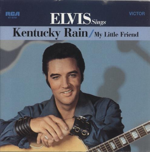 Elvis Presley Kentucky Rain 7" vinyl single (7 inch record / 45) US ELV07KE889885