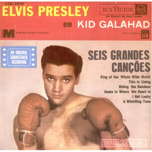 Elvis Presley Kid Galahad EP 7" vinyl single (7 inch record / 45) Brazilian ELV07KI419030