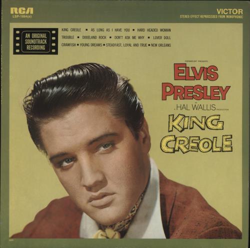 Elvis Presley King Creole - US p/s vinyl LP album (LP record) UK ELVLPKI887276
