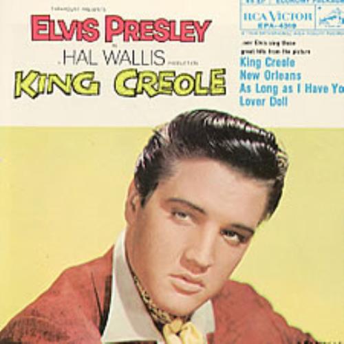 Elvis Presley King Creole EP 7" vinyl single (7 inch record / 45) US ELV07KI213286