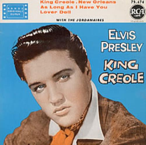 Elvis Presley King Creole EP 7" vinyl single (7 inch record / 45) French ELV07KI232951